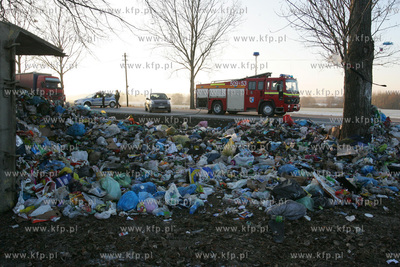 Kolbaskowo. Zachodniopomorskie. Na krajowej drodze...