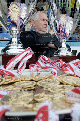Stadion GOSiR w Gdyni. Mecz o Mistrzostwo Polski w...