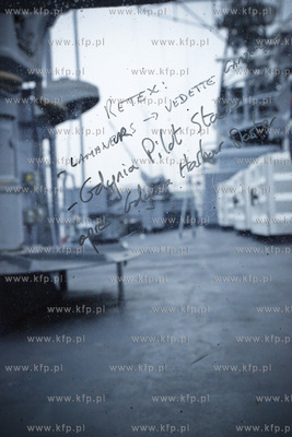 Gdynia Port Wojenny. FNS Commandant Blaison to fregata...