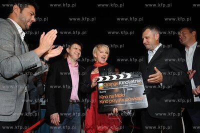 Sopot. Molo. Inauguracja Orange Kino Letnie z udzialem...