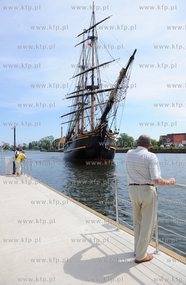 Gdansk. HMS Bounty, replika XVIII wiecznego zaglowca...