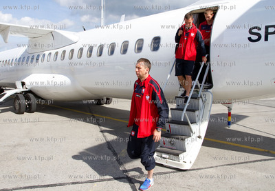 Port Lotniczy Gdansk im. Lecha Walesy, przylot reprezentacji...