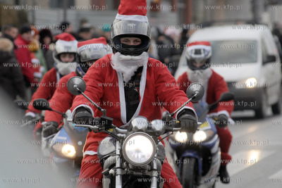 Gdynia. Jubileuszowa, X edycja parady Mikolaje na Motocyklach...