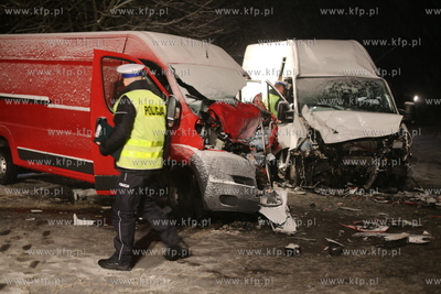 Wypadek smiertelny na drodze krajowej 22 kolo Chojnic,...
