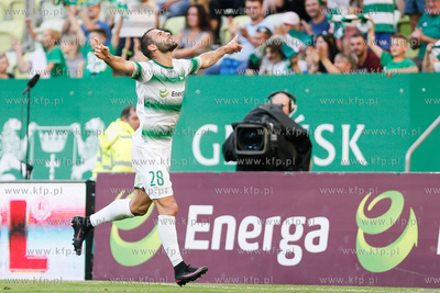Gdansk, Stadion Energa 30.07.2016 EKSTRAKLASA PILKA...