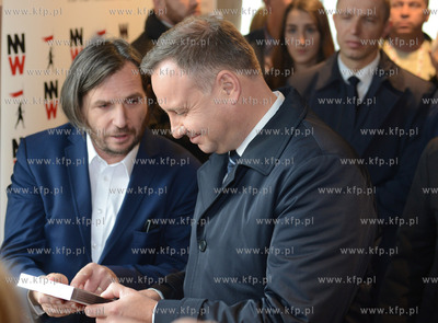 Gdynia. Prezydent Andrzej Duda odwiedził, podczas...