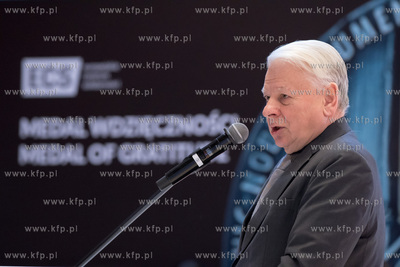 Gdańsk, Europejskie Centrum Solidarności ECS. Wręczenie...