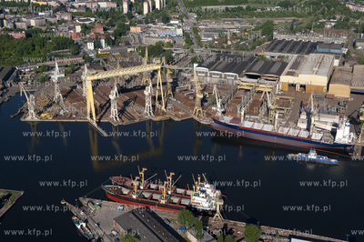 Stocznia Szczecinska z lotu ptaka. 13.05.2009 fot....