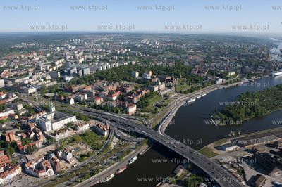 Szczecin z lotu ptaka. 13.05.2009r fot. Kacper Kowalski...