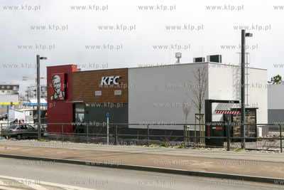 Restauracja KFC przy ulicy Cichej w Pruszczu Gdańskim....