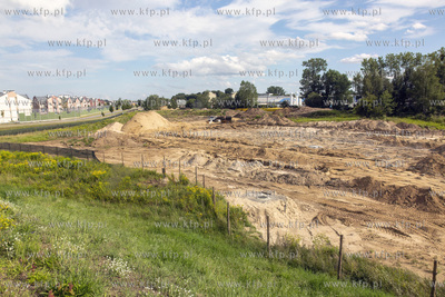 Teren budowy parku handlowego Rock Park Pruszcz przy...