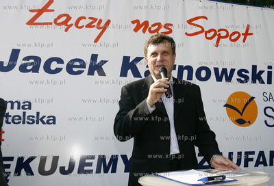 Sopot, SKZ Hestia. Konferencja prasowa Platformy Obywatelskiej...