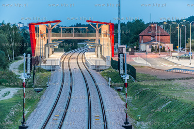 Pomorska Kolej Metropolitalna, stacja Gdansk Kielpinek....