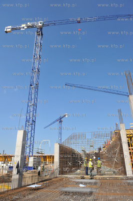 Budowa stadionu w Gdansku Letnicy. 27.08.2009 Fot....