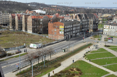 Panoroma Gdanska - widok na ulice Jana z Kolna i fragment...