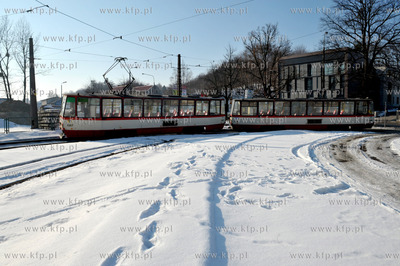 Petla tramwajowa na Siedacach przy kosciele pw. sw....