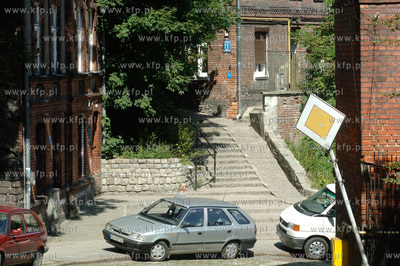 Gdansk Biskupia Gorka. Ul. Biskupia i okolice.  6.08.2007...