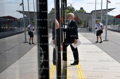 Pierwszy przejazd tramwaju nowa linią na trasie Siedlce...