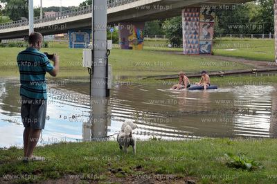 Gdańsk Wrzeszcz  po intensywnych opadach deszczu....