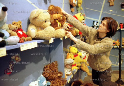 W Gdanskim NCK mozna zobaczyc wystawe misiow pluszowych....