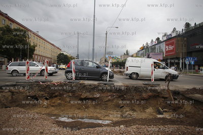 Gdansk Wrzeszcz. Remont torowiska na ul Grunwaldzkiej.
28.07.2011
fot....
