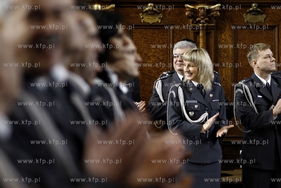 Gdańsk. Dwór Artusa. Święto Służby Więzienne...