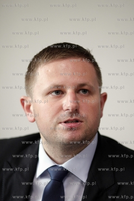 Gdansk. Konferencja prasowa prezesa Amber Gold Marcina...