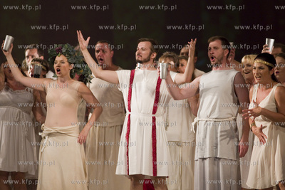 Opera Bałtycka. Próba generalna opery Eros i Psyche...