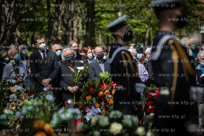 Cmentarz Srebrzysko. Pogrzeb pierwszego demokratycznie...