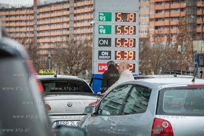 Stacja paliw Leclerc przy ul. Obrońców Wybrzeża...