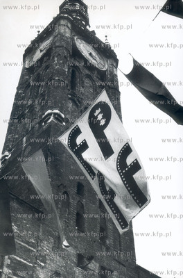 Festiwal Flimow Fabularnych w Gdansku. 09.88 Fot. Zbigniew...