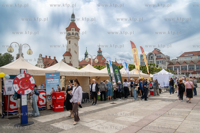 Dni Kurortu w Sopocie. Miasteczko kurortowe na Skwerze...