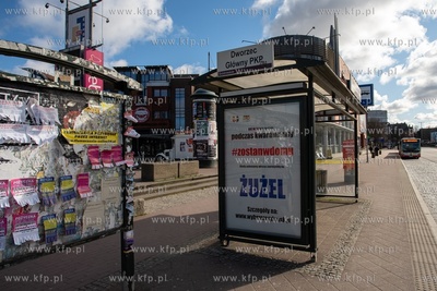 Gdańsk, Przystanek autobusowy Dworzec Glówny PKP....