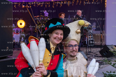 Sopockie Miasteczko Noworoczne. Nz. Magdalena Czarzyńska...