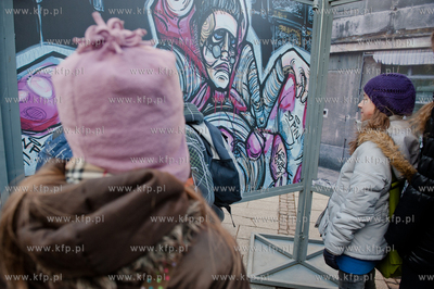 Gdansk. Dlugi Targ. Wernisaz wystawy plenerowej pt...