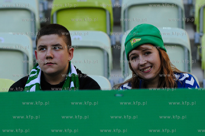 Gdansk. PGE Arena. Mecz o mistrzostwo Ekstraklasy....