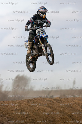 Gdansk. Tor motocrossowy przy ul. Starogardzkiej. Zawody...