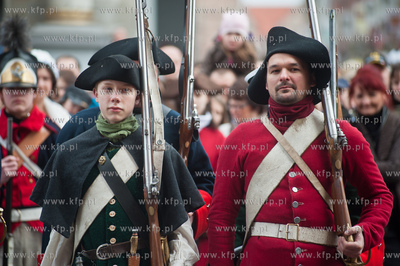 Gdansk. Plac miedzy Złota Brama a Wieza Wiezienna....