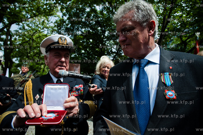 Gdansk. Pomnik Pamieci Polakow mieszkających na Wolyniu....
