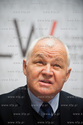 Gdansk. Hotel Radisson Blu. Uroczysta konferencja prasowa,...