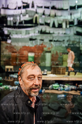 Gdansk. Teatr Wybrzeze. Proba medialna spektaktu pt....