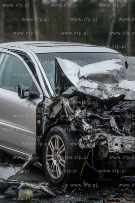 Gdansk. Wypadek drogowy na ulicy Slowackiego w poblizu...