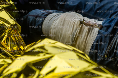 Stadion Energa Gdańsk. Ćwiczenia służb ratowniczych...