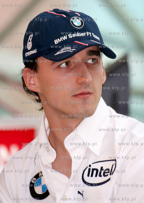 Warszawa. Robert Kubica na imprezie z cyklu Intel Racing...