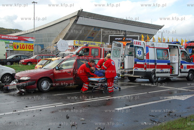 Gdansk. Wypadek na skrzyzowaniu al. Grunwaldzkiej i...