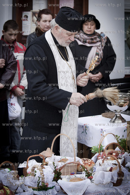 Bialystok-Suprasl Swieta Wielkanocne w kosciele Prawoslawnym,...