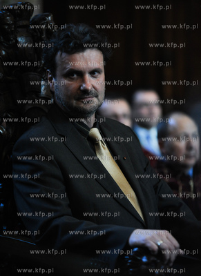 Gdansk. Dwor Artusa. Wreczenie Medali sw. Wojciecha...