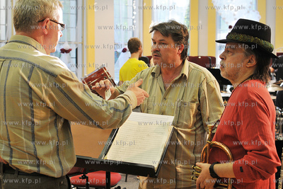 Sopot. Sala Kameralna w Operze Lesnej. Proby przed...