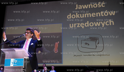 Warszawa. Sala Kongresowa. Kongres Ruchu Poparcia Janusza...