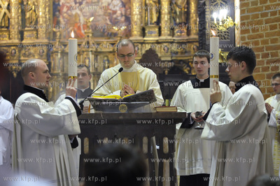 Msza Wieczerzy Panskiej w Wielki Czwartek w bazylice...